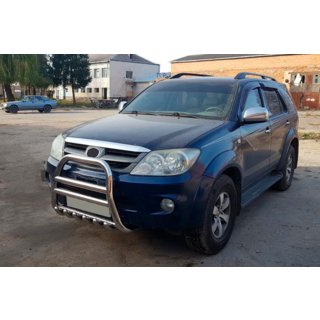 Frontbåge (bullbar) F12-11 (rostfritt stål) Toyota Fortuner 2006–2015 foto 2