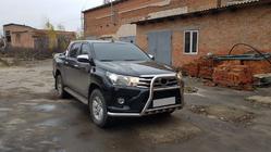 Toyota Hilux 2015– Främre frontbåge F1-59 (rostfritt stål) foto 2