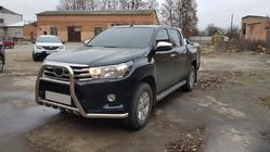 Toyota Hilux 2015– Främre frontbåge F1-59 (rostfritt stål) foto 3