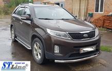 Kia Sorento II XM 2009–2014 Frontbåge ST008 (2013-2015, rostfritt stål) foto 2