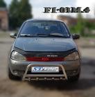 Lada Kalina 2004–2011 Frontbåge (bullbar) WT003 (60 mm, rostfritt stål) foto 2