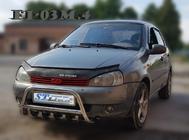 Lada Kalina 2004–2011 Frontbåge (bullbar) WT003 (60 mm, rostfritt stål) foto 3