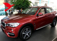 BMW X6 F16 2014–2019 Integrerade takrails i krom OEM (aluminium, montering med lim) foto 2