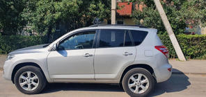 Toyota Rav 4 2006–2013 Takrails Skyport (svarta) foto 3