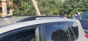 Toyota Rav 4 2006–2013 Takrails Skyport (svarta) foto 4