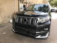 Toyota Land Cruiser Prado 150 2009–2023 Front- och bakre stötfångarspoilers Modelista V1 (2017-) Vit färg foto 9
