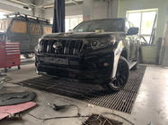 Toyota Land Cruiser Prado 150 2009–2023 Front- och bakre stötfångarspoilers Modelista V1 (2017-) Vit färg foto 14