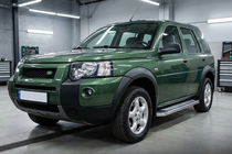 Land Rover Freelander I 1997–2006 Sidosteg Maydos V2 (2 st, aluminium/rostfritt stål) foto 2