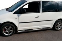 Volkswagen Caddy 2015–2020 Sidorör BB002 (2 st, rostfritt) foto 3