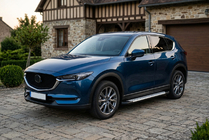 Mazda CX-5 2017–2025 Sidosteg Allmond Grey (2 st, aluminium) foto 1