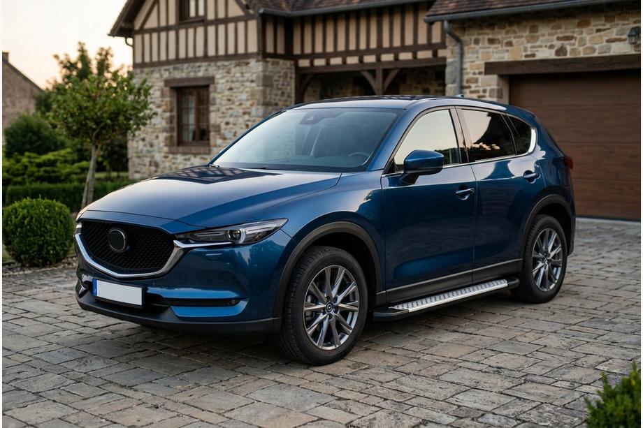 Mazda CX-5 2017–2025 Sidosteg Allmond Grey (2 st, aluminium) Image
