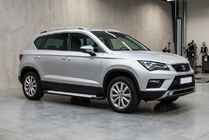 Seat Ateca 2016– Sidosteg Allmond Grey (2 st, aluminium) foto 1