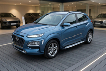 Hyundai Kona 2017–2023 Sidosteg Allmond Grey (2 st, aluminium) foto 1