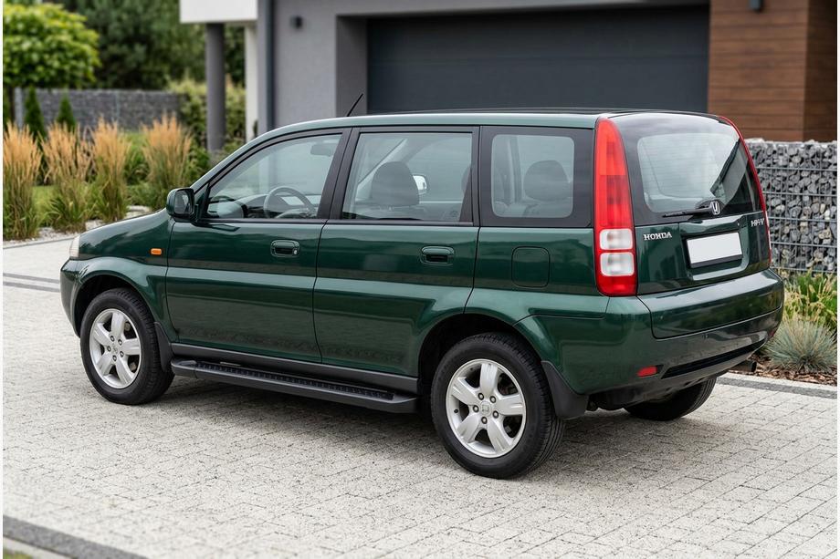 Honda HR-V 1998–2006 Sidosteg Allmond Black (2 st, aluminium) Image