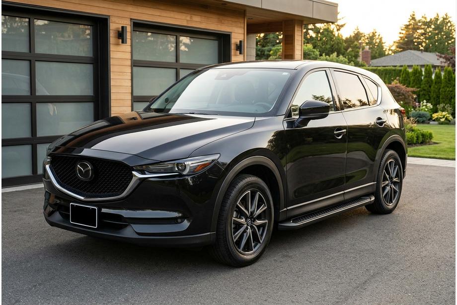 Mazda CX-5 2017–2025 Sidosteg Allmond Black (2 st, aluminium) Image