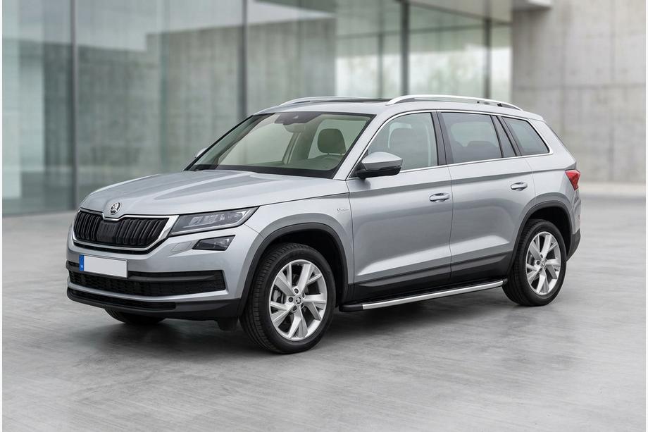 Skoda Kodiaq 2016–2023 Sidosteg Fullmond (2 st, aluminium) Image