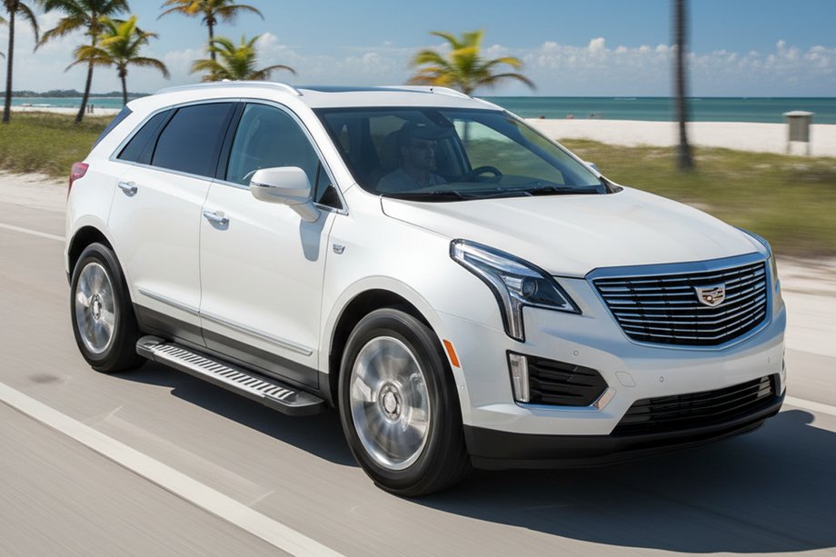 Cadillac XT5 2016– Sidosteg Line (2 st, aluminium) Image