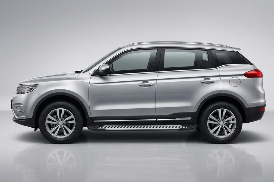 Geely Emgrand X7 2011– Sidosteg Line (2 st, aluminium) Image