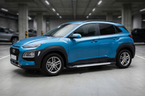 Hyundai Kona 2017–2023 Sidosteg Line (2 st, aluminium) foto 1