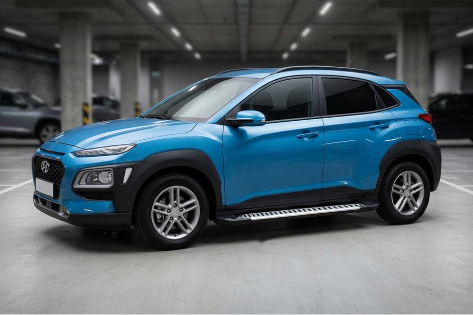 Hyundai Kona 2017–2023 Sidosteg Line (2 st, aluminium) Image