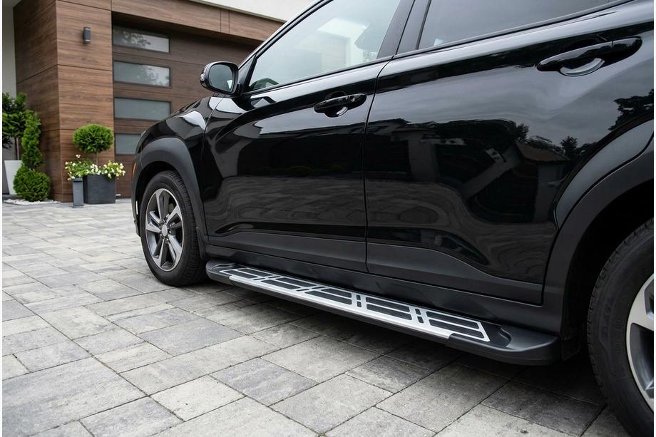 Hyundai Kona 2017–2023 Sidosteg Sunrise (2 st, aluminium) Image