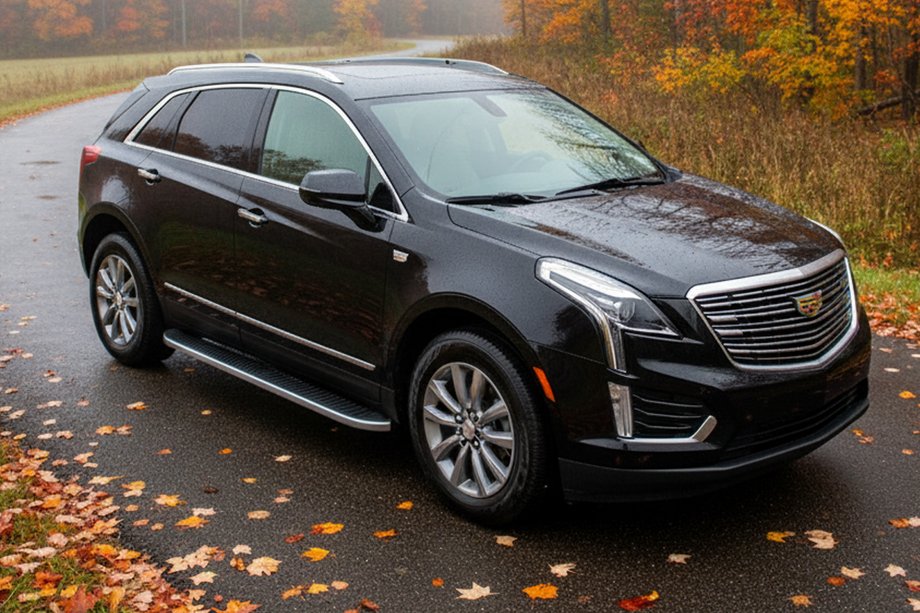 Cadillac XT5 2016– Sidosteg Tayga Grey (2 st, aluminium) Image