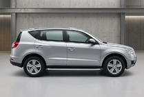 Geely Emgrand X7 2011– Sidosteg Tayga Grey (2 st, aluminium) foto 1