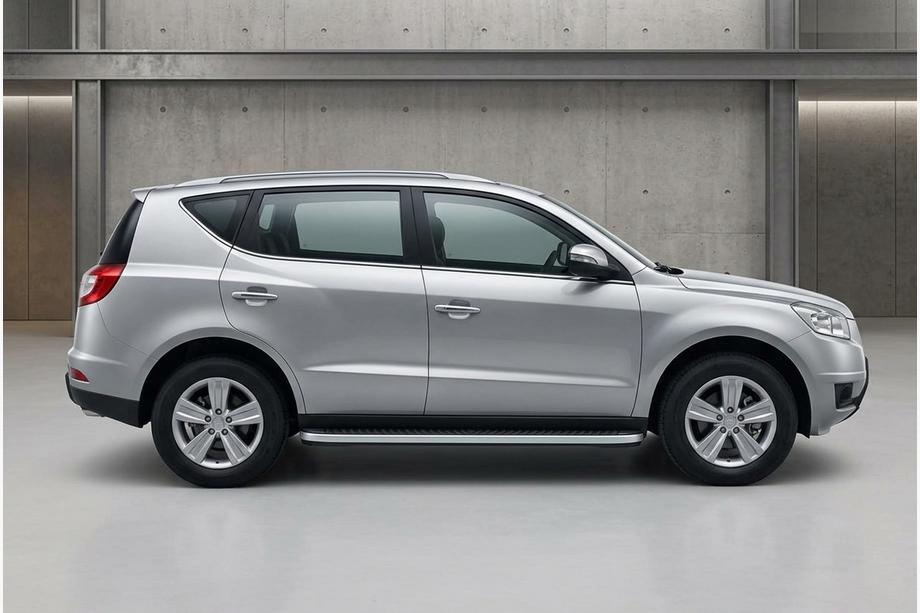 Geely Emgrand X7 2011– Sidosteg Tayga Grey (2 st, aluminium) Image