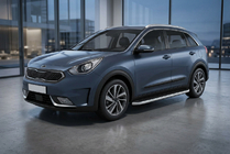 Kia Niro 2016–2021 Sidosteg Tayga Grey (2 st, aluminium) foto 1