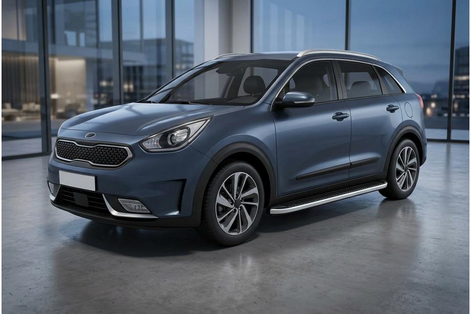 Kia Niro 2016–2021 Sidosteg Tayga Grey (2 st, aluminium) Image