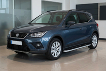 Seat Arona 2017– Sidosteg Tayga Grey (2 st, aluminium) foto 1