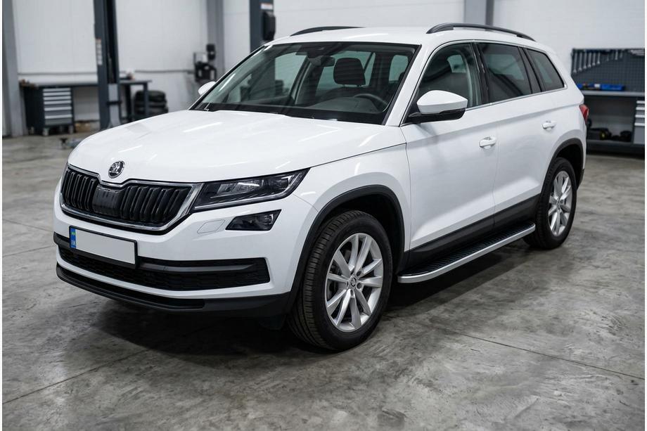 Skoda Kodiaq 2016–2023 Sidosteg Tayga Grey (2 st, aluminium) Image