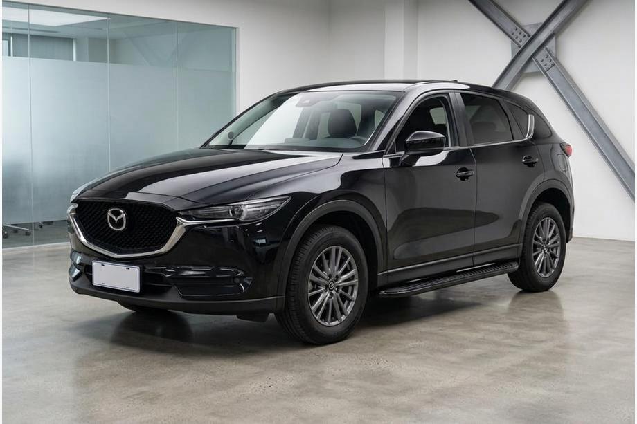 Mazda CX-5 2017–2025 Sidosteg Tayga Black (2 st, aluminium) Image