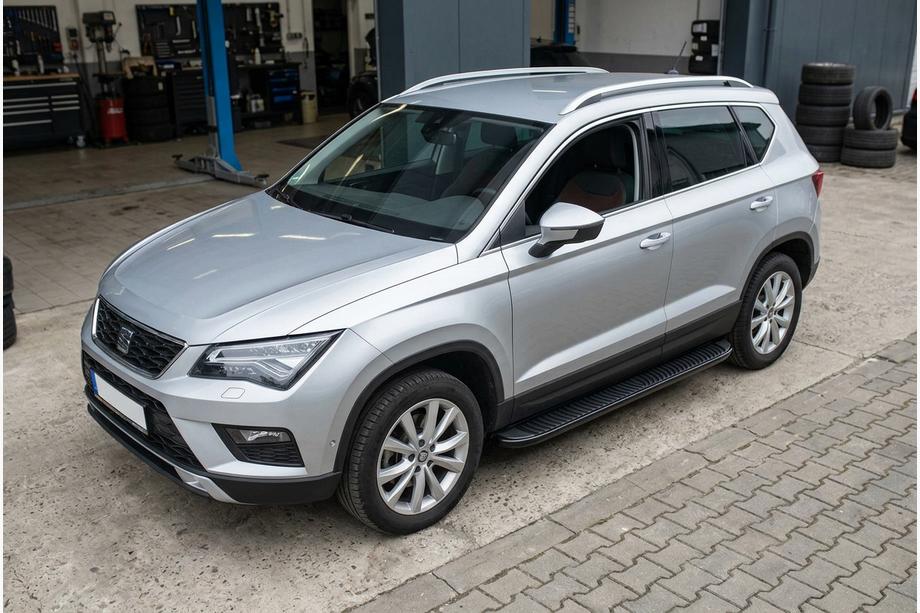 Seat Ateca 2016– Sidosteg Tayga Black (2 st, aluminium) Image