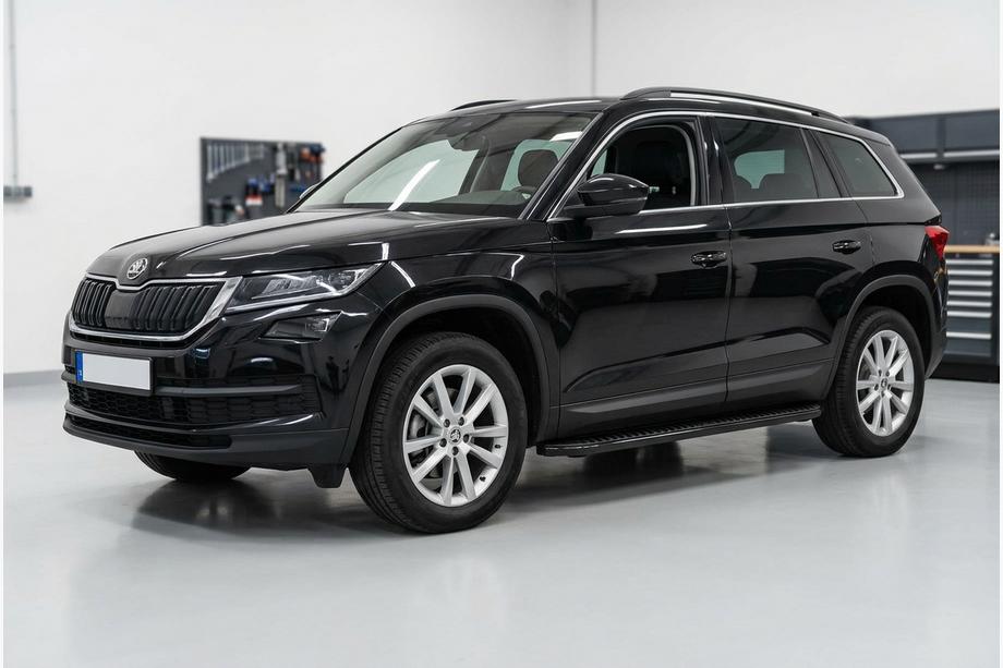Skoda Kodiaq 2016–2023 Sidosteg Tayga Black (2 st, aluminium) Image
