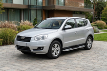 Geely Emgrand X7 2011– Sidosteg Tayga V2 (2 st, aluminium) foto 1