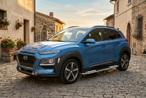 Hyundai Kona 2017–2023 Sidosteg Tayga V2 (2 st, aluminium) foto 1