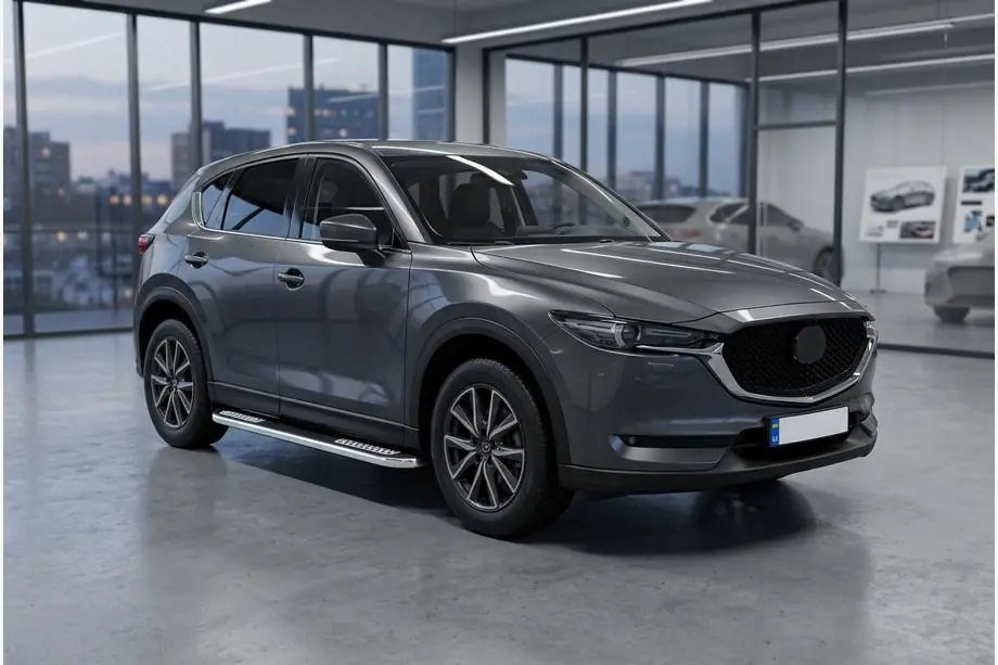 Mazda CX-5 2017–2025 Sidosteg Tayga V2 (2 st, aluminium) Image