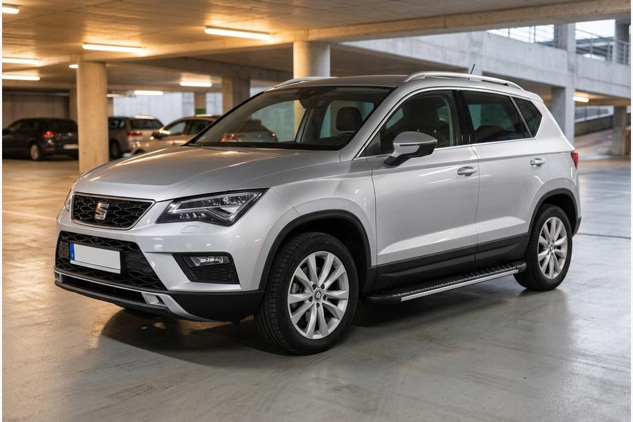 Seat Ateca 2016– Sidosteg Bosphore Grey (2 st, aluminium) Image