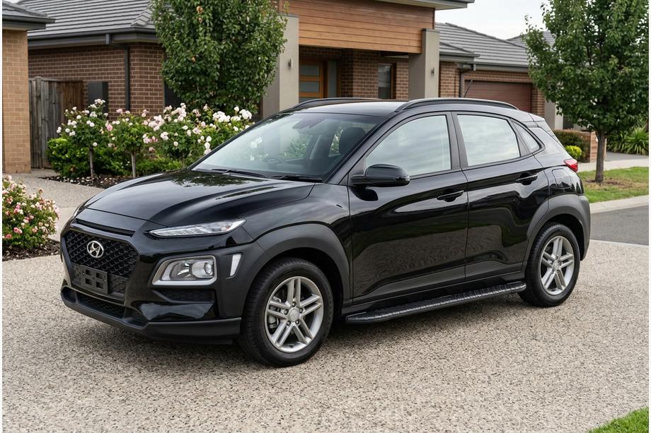 Hyundai Kona 2017–2023 Sidosteg Bosphore Black (2 st, aluminium) Image