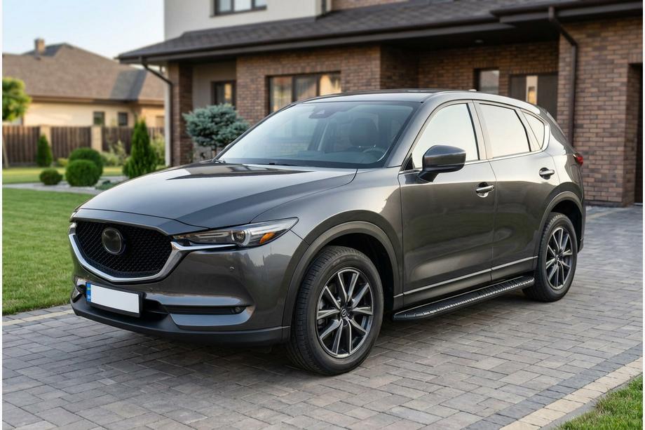 Mazda CX-5 2017–2025 Sidosteg Bosphore Black (2 st, aluminium) Image