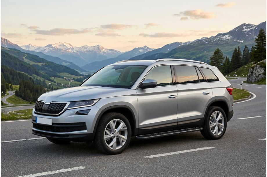 Skoda Kodiaq 2016–2023 Sidosteg Bosphore Black (2 st, aluminium) Image