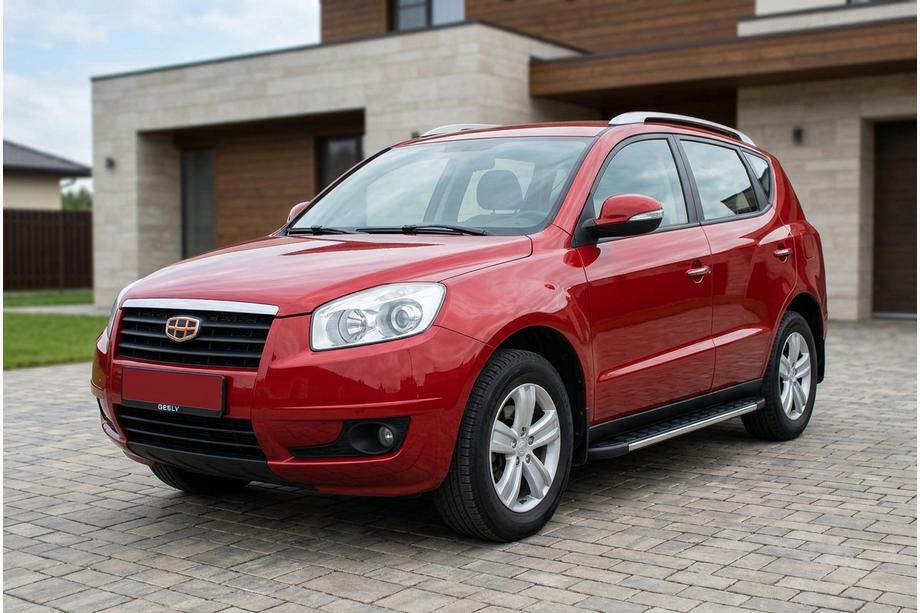 Geely Emgrand X7 2011– Sidosteg Duru (2 st, aluminium) Image