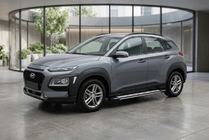 Hyundai Kona 2017–2023 Sidosteg Rainbow (2 st, aluminium) foto 1