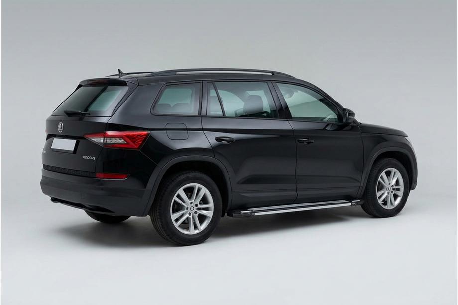 Skoda Kodiaq 2016–2023 Sidosteg Rainbow (2 st, aluminium) Image