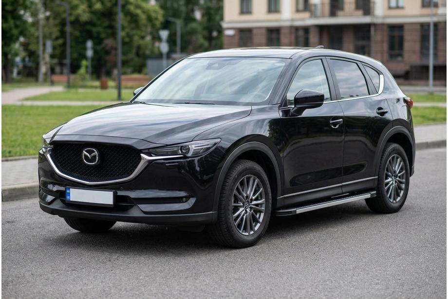 Mazda CX-5 2017–2025 Sidosteg Maya V1 (2 st, aluminium) Image