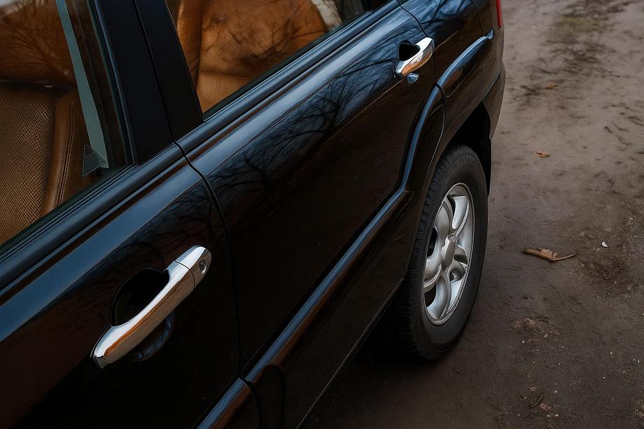 Kia Sportage 2004–2010 Kromade handtagskåpor (4 st) Rostfritt stål Image