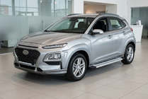 Hyundai Kona 2017–2023 Sidosteg Maya V2 (2 st, aluminium) foto 1