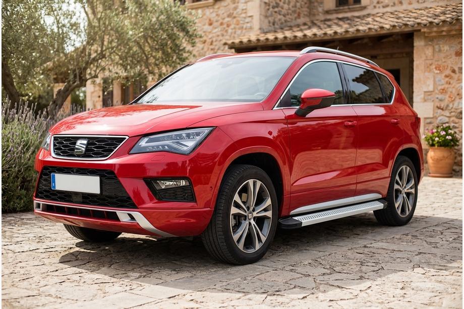 Seat Ateca 2016– Sidosteg Maya V2 (2 st, aluminium) Image