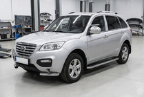 Lifan X60 2011– Sidosteg Maydos V1 (2 st, aluminium) foto 1